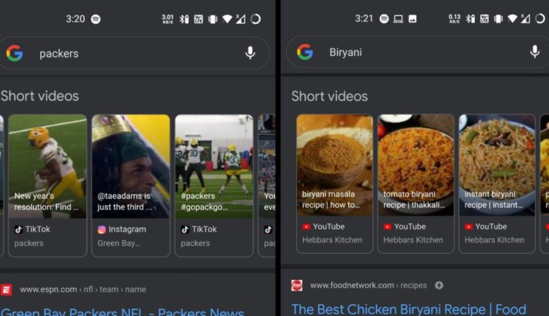 Google Search to soon show 'short video' results from TikTok, Instagram and  YouTube » TechnoCodex